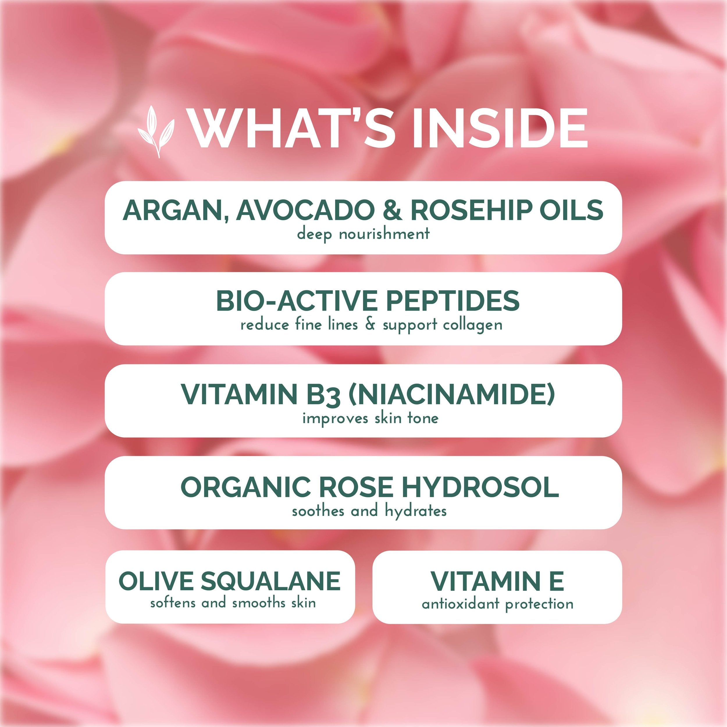 Rose Face Anti-Aging Cream and Moisturizer
