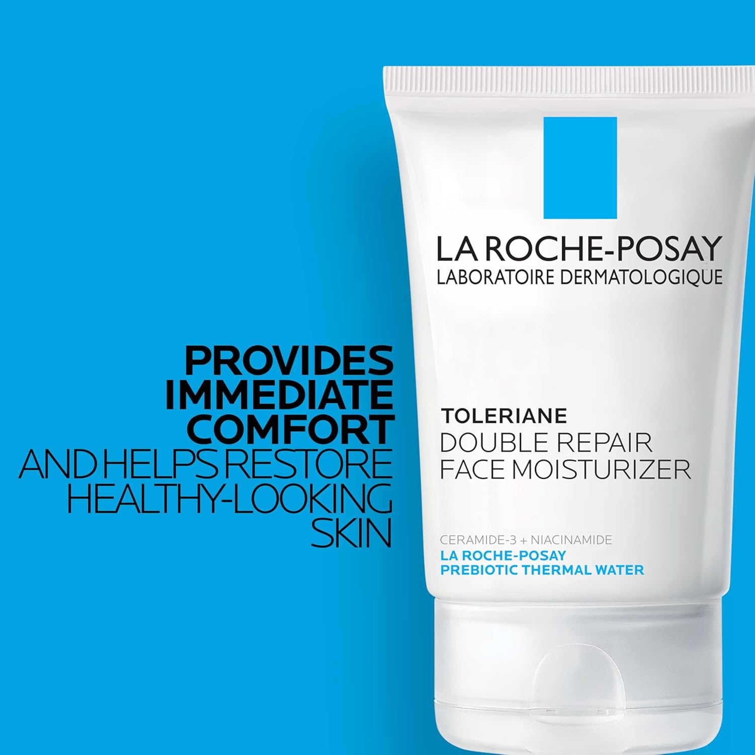 LA ROCHE-POSAY Toleriane Face Moisturizer, Ceramide & Niacinamide, 3.38oz